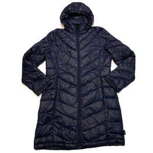 Calvin Klein Lightweight Packable Down Hooded Puffer Jacket Coat BLACK M Medium